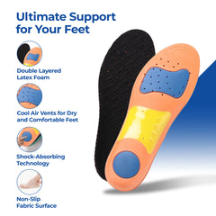 Dr Foot Memory Foam Insoles - Designed for everyday comfort