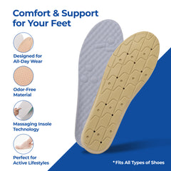 Dr Foot odor-fighting insoles - great for work shoes