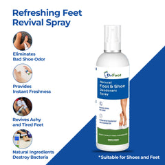 Dr Foot Foot Spray - Natural ingredients for foot hygiene