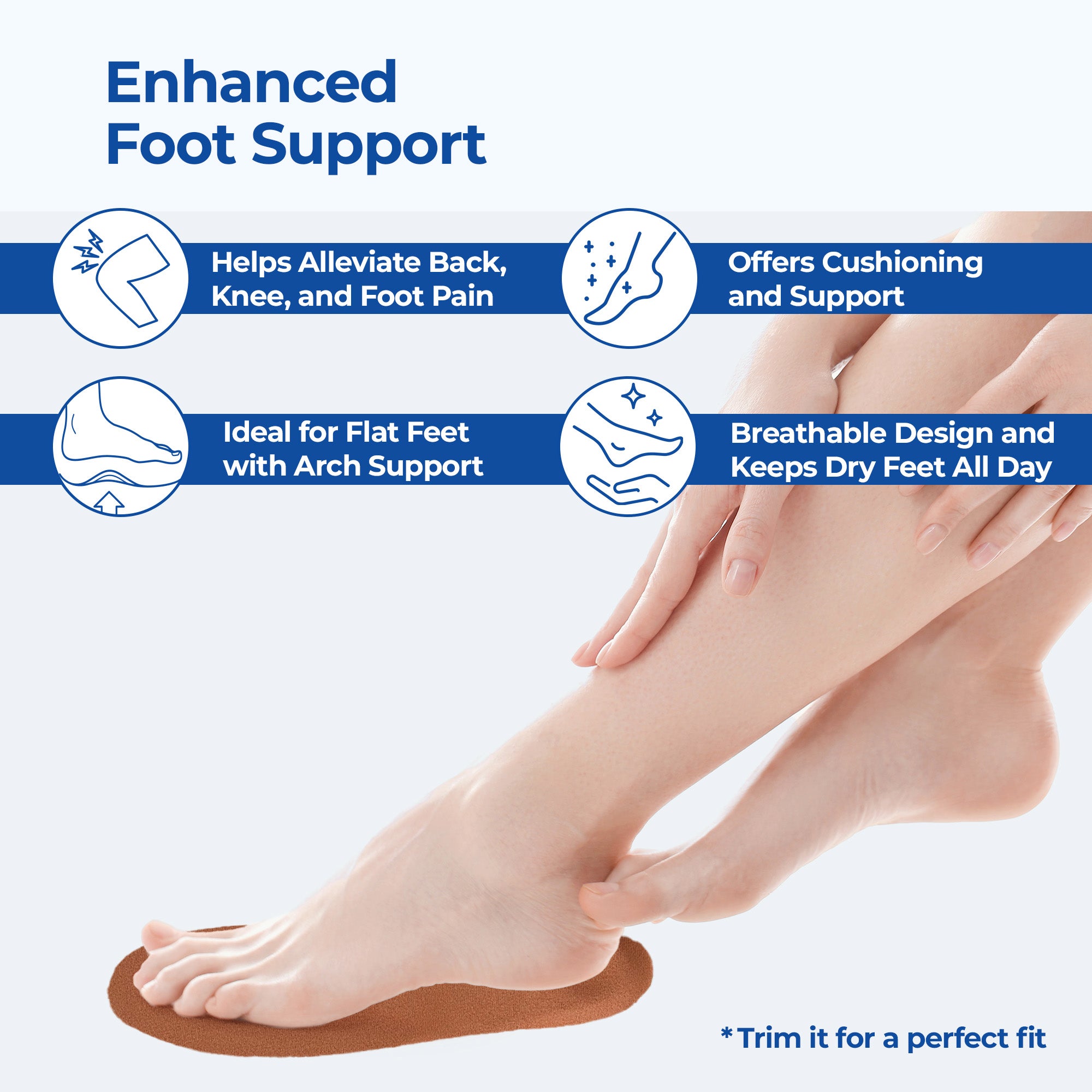 Dr Foot gel insoles - cushioning for office wear