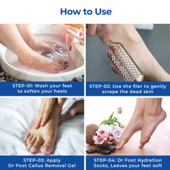 Dr Foot foot mask peeling - hydrating foot care