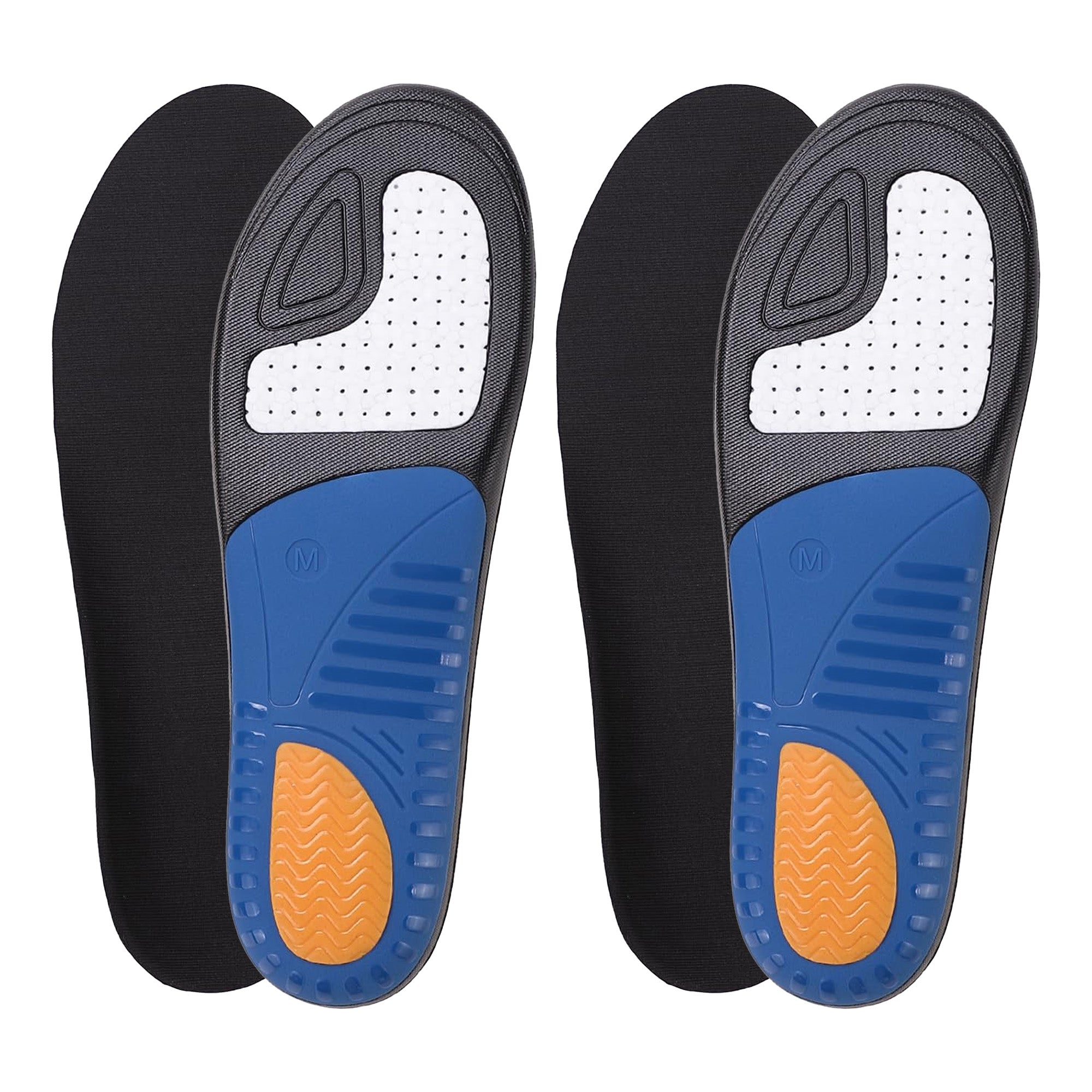 Dr Foot black insole - breathable design for moisture control