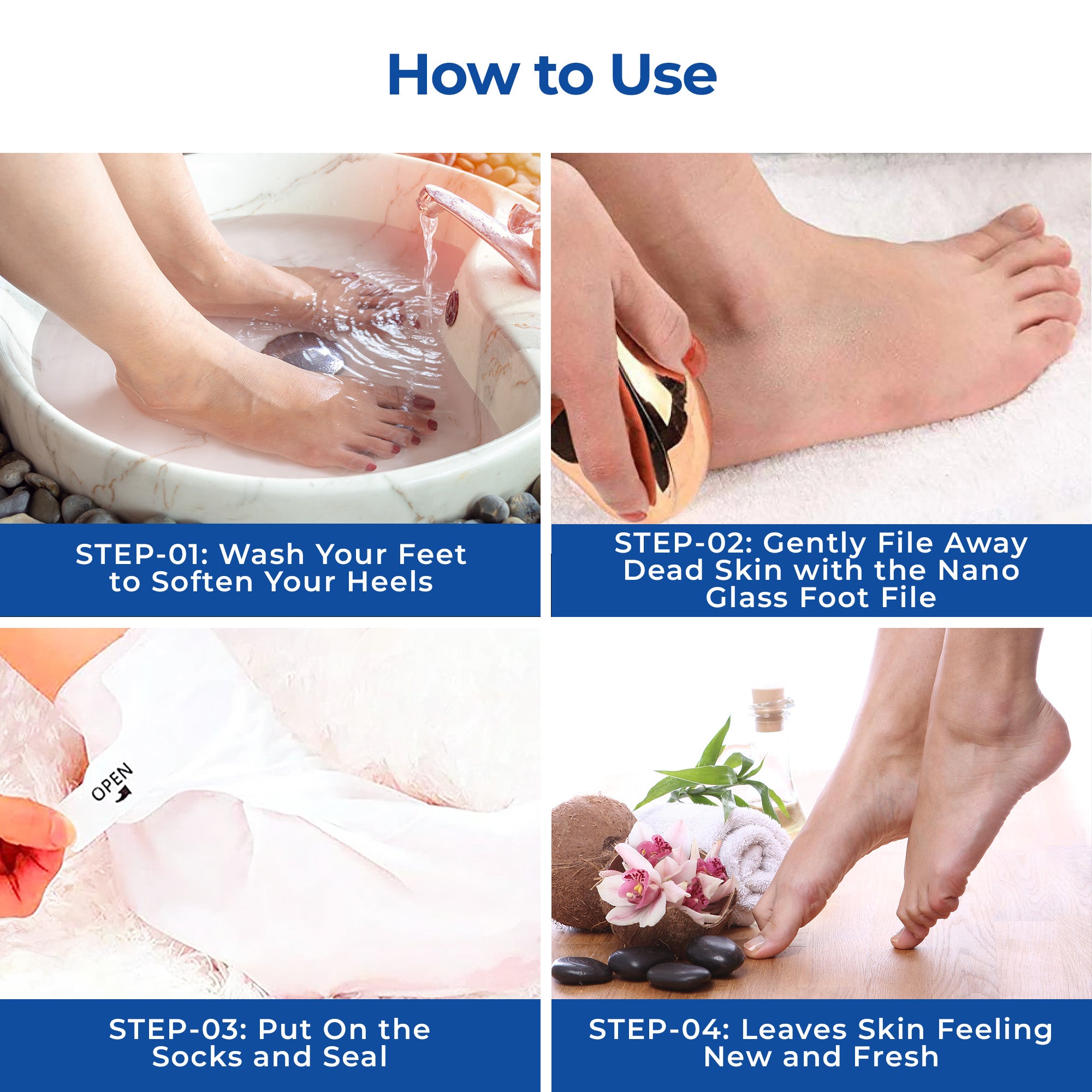 Dr Foot foot mask - effective cracked heel treatment