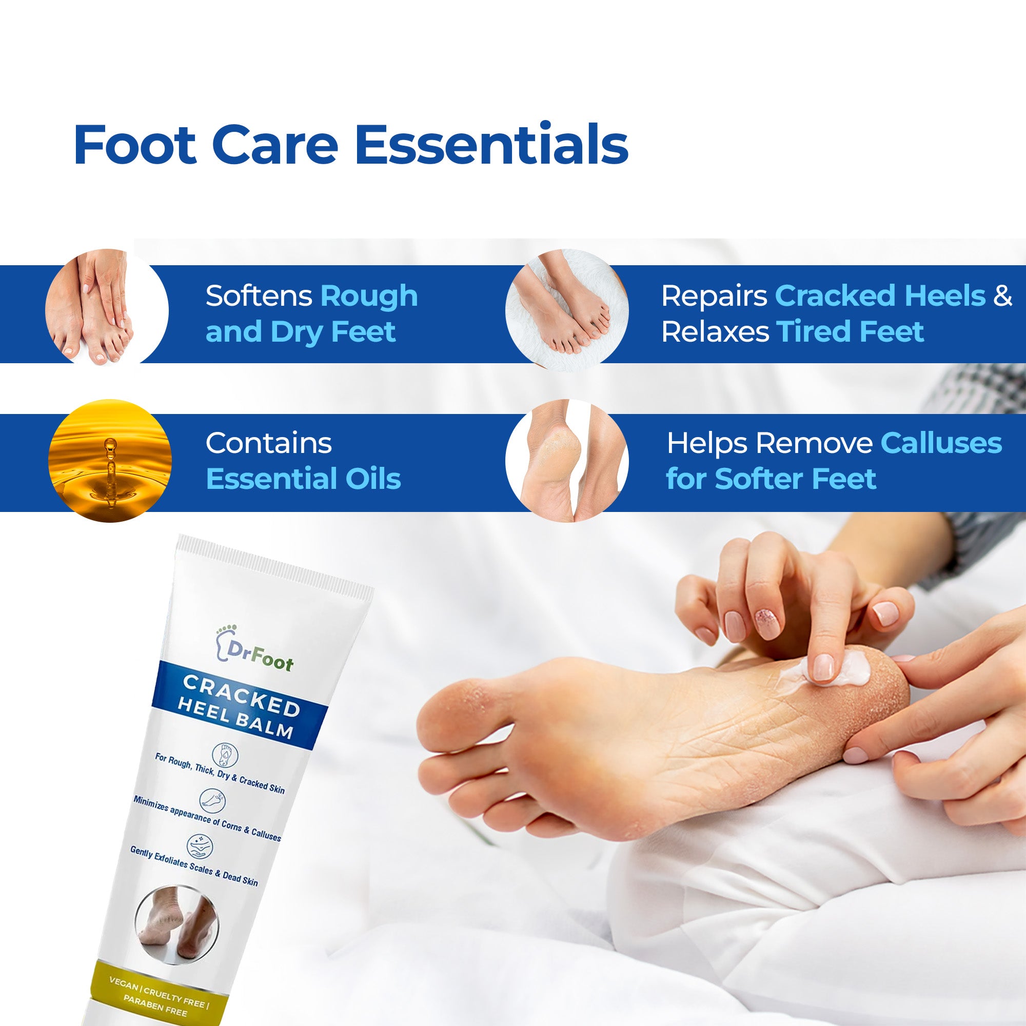 Dr Foot Cracked Heel Repair Oil - All skin types foot cream