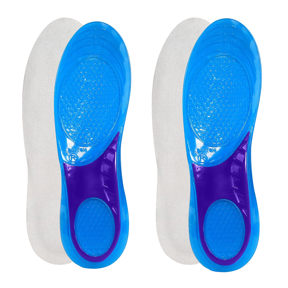 Dr Foot Massaging Gel Insoles - Shock Absorbing Technology