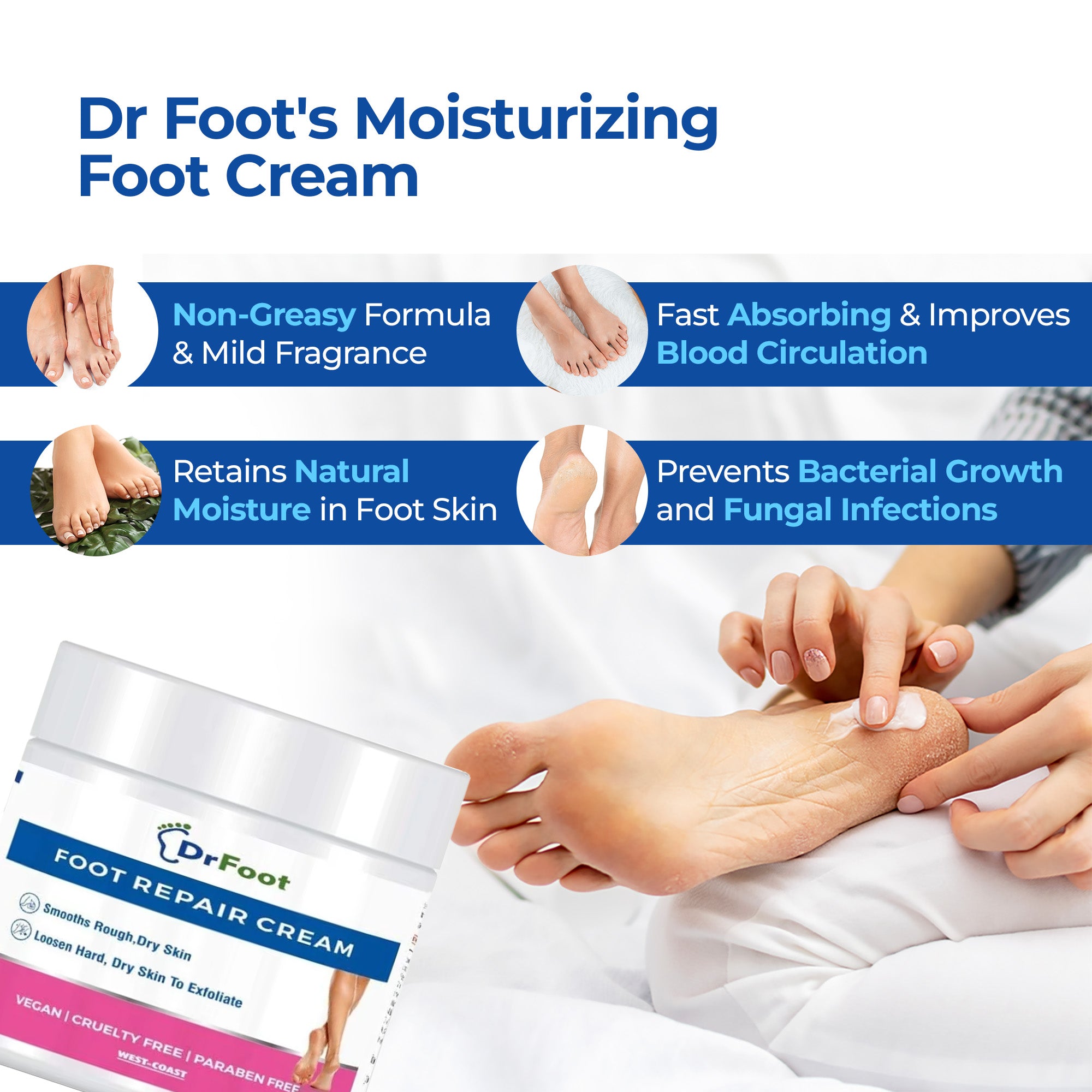 Dr Foot foot cream - moisturizing therapy