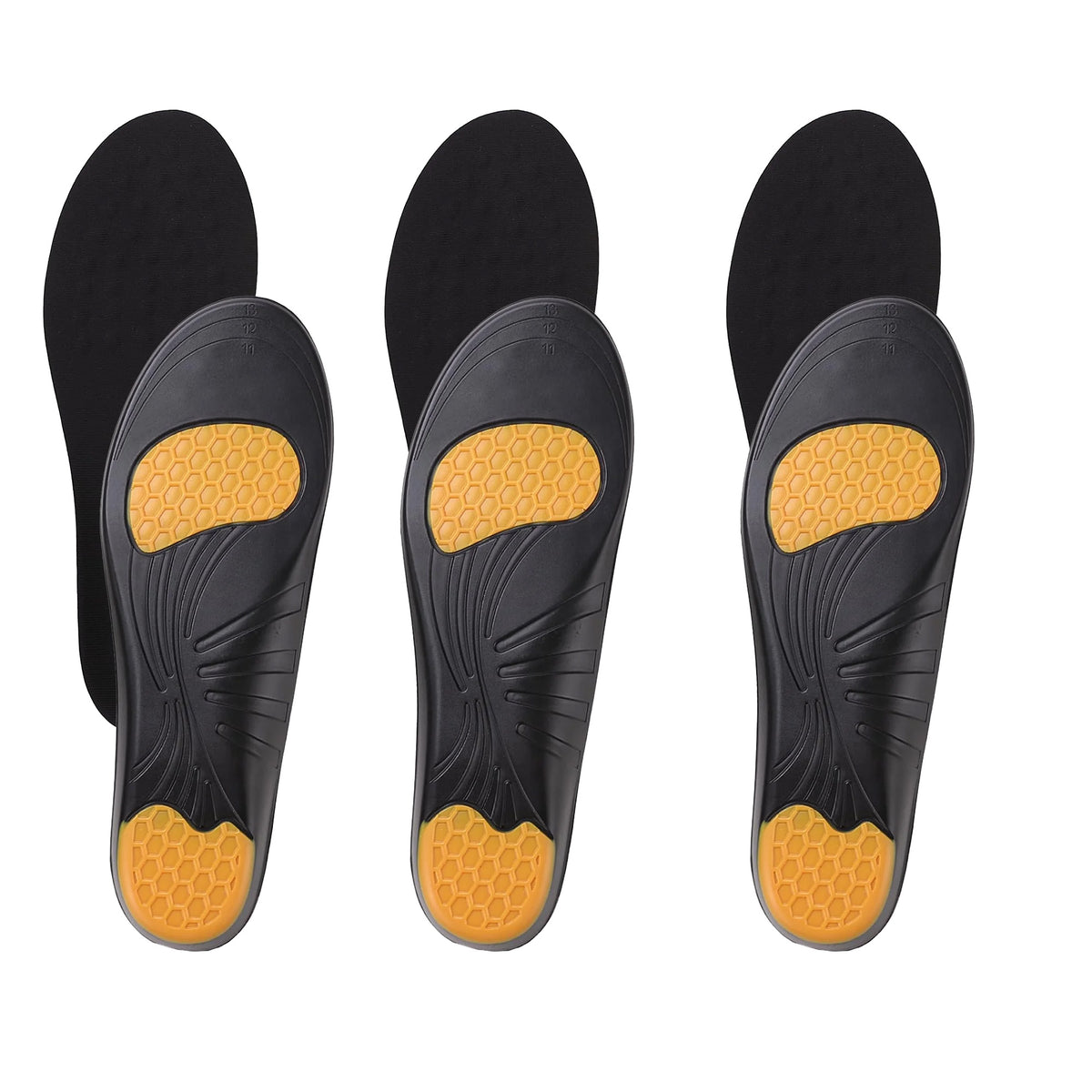 Dr Foot Memory Foam Shoe Insoles - Gel Arch Support