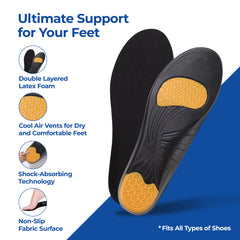 Dr Foot shoe insoles - Comfortable for fitness activities