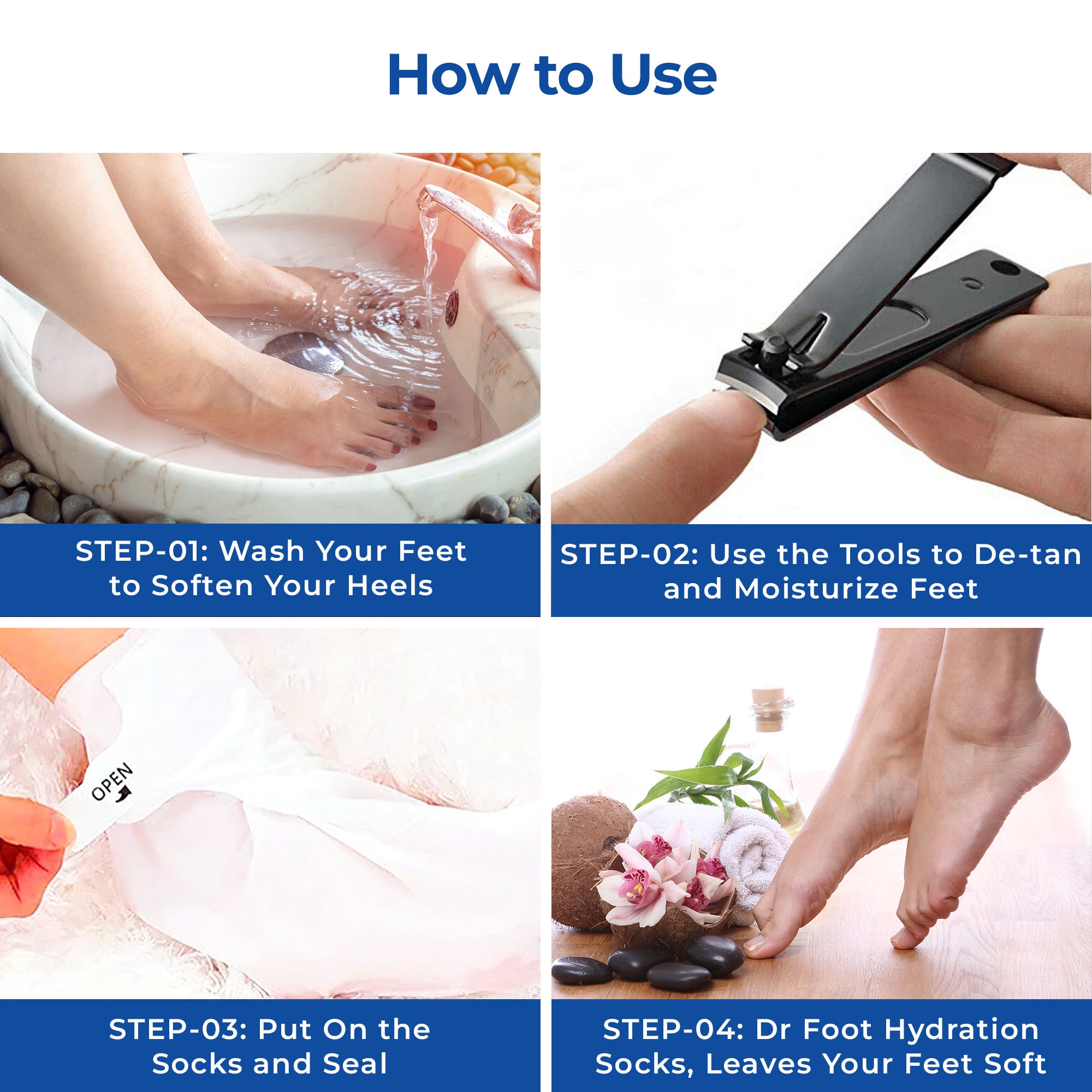 Dr Foot Foot Mask Socks - Convenient at-home spa experience