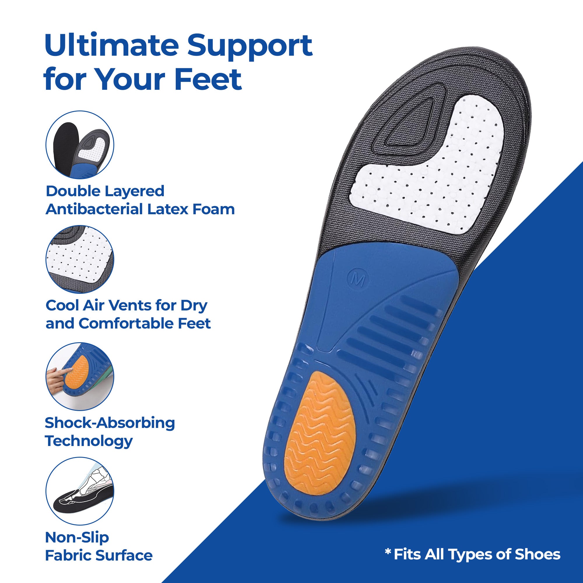 Dr Foot Gel Cushioned Insoles - Walking in the park