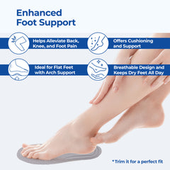 Dr Foot Air Pillow Insoles - Breathable design