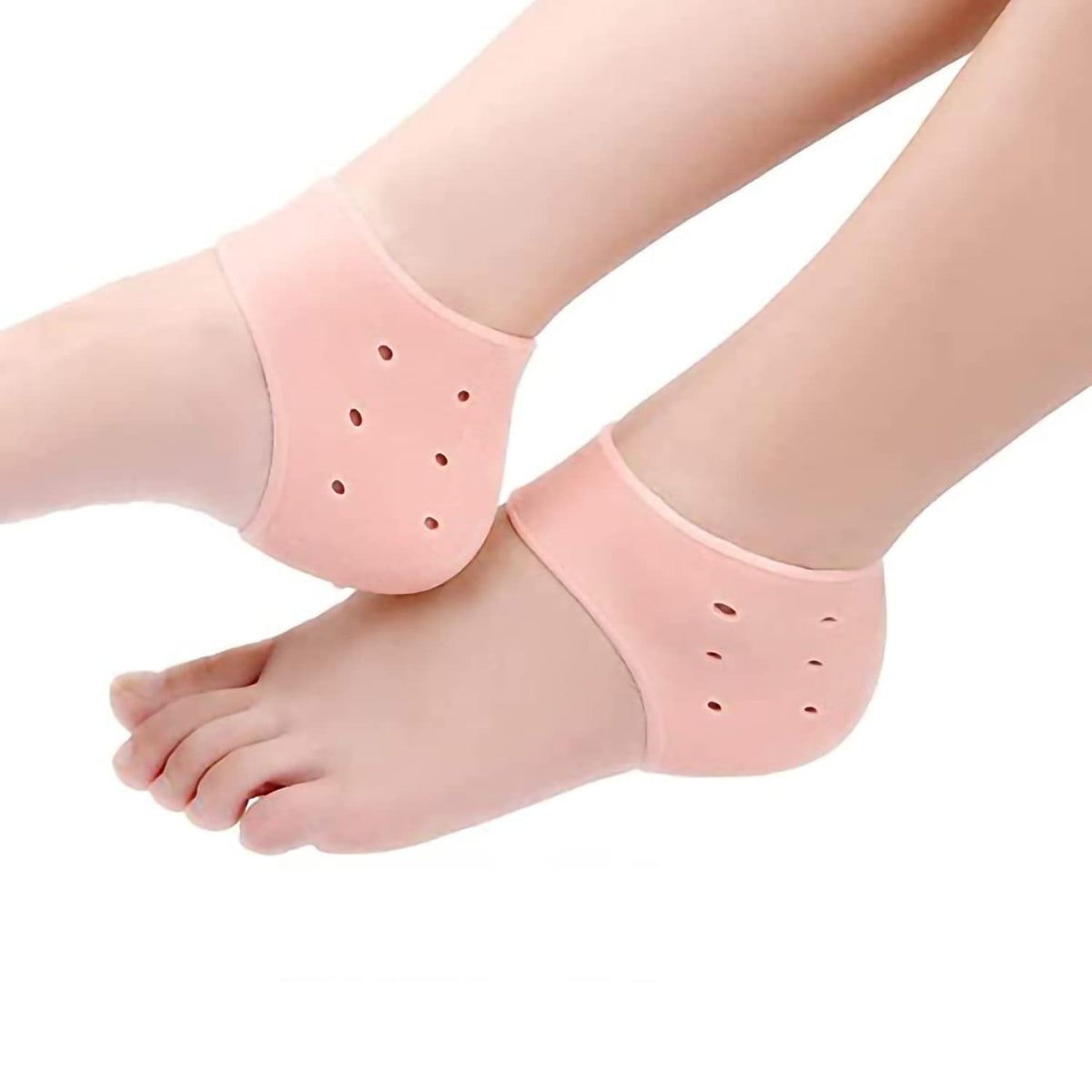 Vented Moisturizing Gel Heel Socks, Toeless Spa Sock for Foot Care Treatment,  Cracked Heels, Dry Feet, Foot Calluses (Grey) - Walmart.com