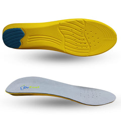 Dr Foot Gel Insoles Pair | For Walking, Running, Sports Shoes | All Day Comfort Shoe Inserts With Dual Gel Technology | Ideal Full-Length Sole For Every Shoe | For Both Men & Women - 1 Pair Size - S