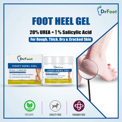 Dr Foot | Foot Cream for Cracked Heels | Feet Dead Skin Remover | Urea Cream | Crack Heel Repair Cream | 20% Urea & 1% Salicylic Acid | Foot Cream for Dry Feet | Foot Care Cream | Heel Crack Cream