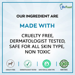 Dr Foot Foot Scrub Soap Repair Dry Cracked Heels, Dead Skin & Calluses Remover with Almond & Pure Aloe Vera Extracts – 100gm - Pack of 2 - (Pack of 5)